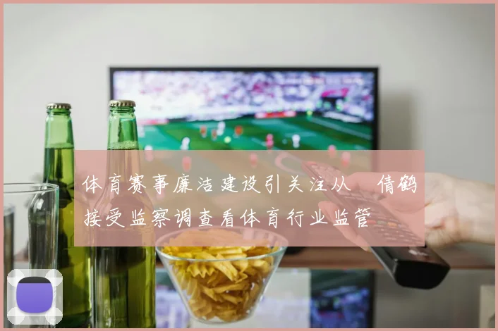 体育赛事廉洁建设引关注从遆倩鹤接受监察调查看体育行业监管